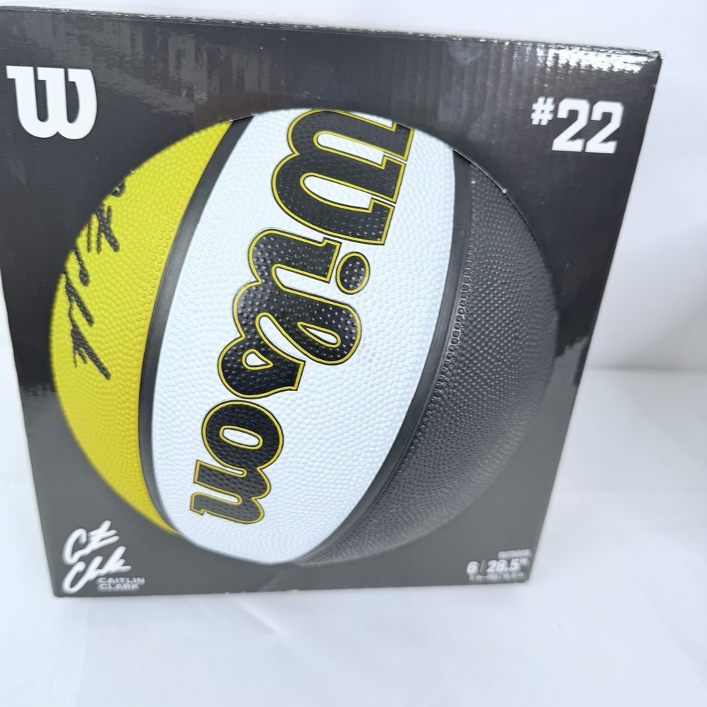 Wilson‎ Caitlin Clark Inspire Tribute Basketball IOWA Size 6 Outdoor 28.5"
